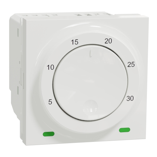 Schneider N.UNICA movement 2-module thermostat.rotary; white