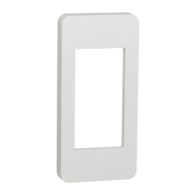 Schneider N.UNICA.Studio.Outline cover frame single 1 module; white