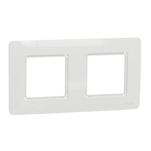 Schneider N.UNICA.Studio.Outline double cover frame; white