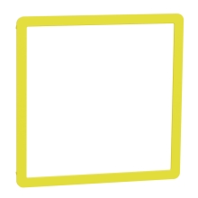 Schneider N.UNICA.Studio.Outline frame.decorative ; Yellow