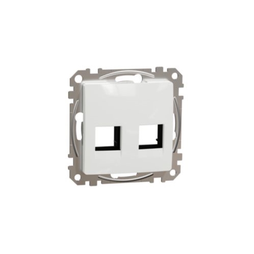 Schneider SEDNA cover for socket. RJ45; white