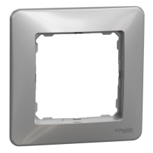 Schneider SEDNA frame cover single aluminum