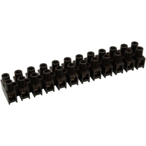 SEZ terminal block. in-line 6mm2, brown (10001791.00)