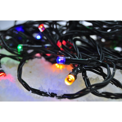 SOLIGHT Christmas chain, 300 LEDs, 30m, 5m cable, IP44, colored