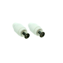 SOLIGHT connector. antenna COAX connector + COAX socket direct bag. 2 pcs