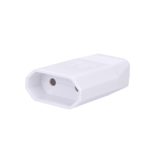 SOLIGHT connector.socket flat 2.5A, direct, IP20, white 2P+0