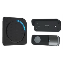 SOLIGHT doorbell. wireless to socket 200m black + button cover