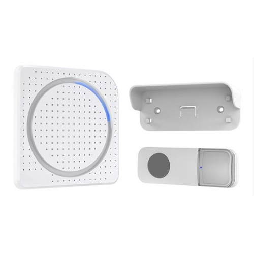 SOLIGHT doorbell. wireless to socket 200m white + button cover