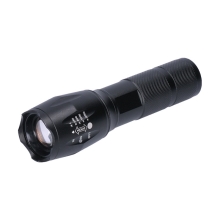 SOLIGHT flashlight hand rechargeable 300lm/-m IP44; black