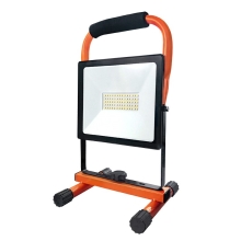 SOLIGHT flood LED PRO with folding stand, 50W, 4250lm, 4000K, flexo