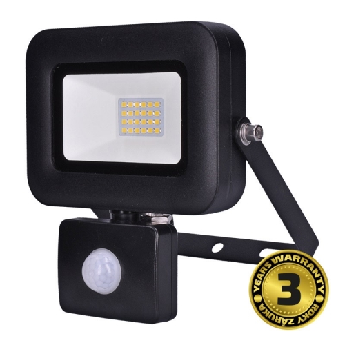 SOLIGHT flood light LED PRO with sensor. 20W. 1700lm. 5000K. IP44