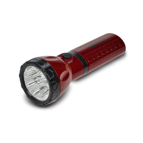 SOLIGHT manual rechargeable flashlight 65lm/-m IP20; black/red