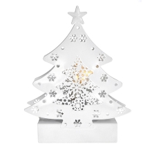 SOLIGHT metal Christmas tree 2x AA