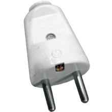 SOLIGHT plug.mains direct 2P+E 230V 16A IP20; white