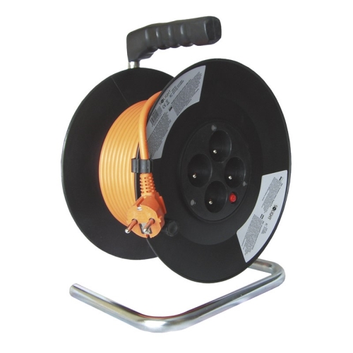 SOLIGHT reel.drum. 4-set 20m, orange 3x1.5mm 018