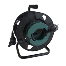 SOLIGHT reel.drum. outdoor. 1-set 50m rubber IP44 018