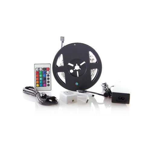 SOLIGHT RGB LED strip. 3 m. set with 12V adapter and remote control. 7.2W/m