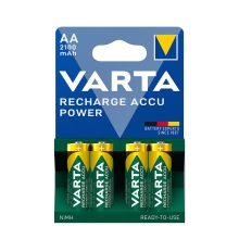 VARTA battery rechargeable NiMH 2100mAh AA/HR6/56706 ;BL4