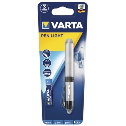 VARTA hand lamp mini PEN LIGHT 1xAAA 3lm/11m