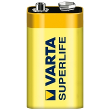 VARTA zinc-carbon battery. SUPER.HEAVY.DUTY 2022 9V/6F22 ;BL1