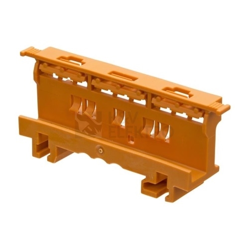 WAGO DIN holder for clamps 221 orange Code: 221-500; package=10 pcs.