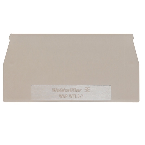 WEIDMULLER sidewalls WAP WTL6/1 EN ; beige